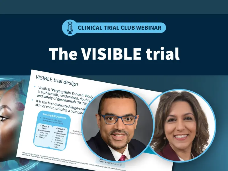 Spotlight on the VISIBLE trial in people of color